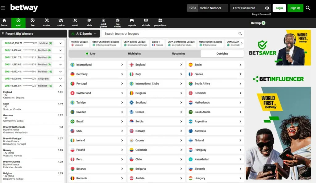 Betway bet